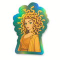 Curious Sticker: Medusa Holographic Sticker