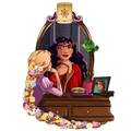 Rapunzel & Mother Gothel – Mirrorbound Series #1 | 4" Limited Edition Pin | LE 30