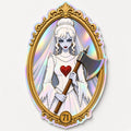 Curious Sticker: Till Death Do Us Part Holographic Sticker